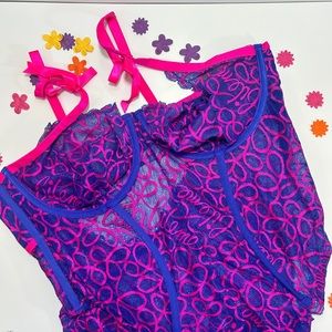 Savage X Fenty Lace Teddy 3X NWT